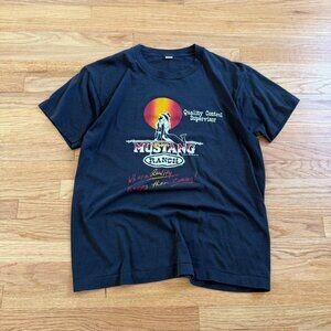 Vintage 1984 Mustang Ranch Single Stitch T-Shirt